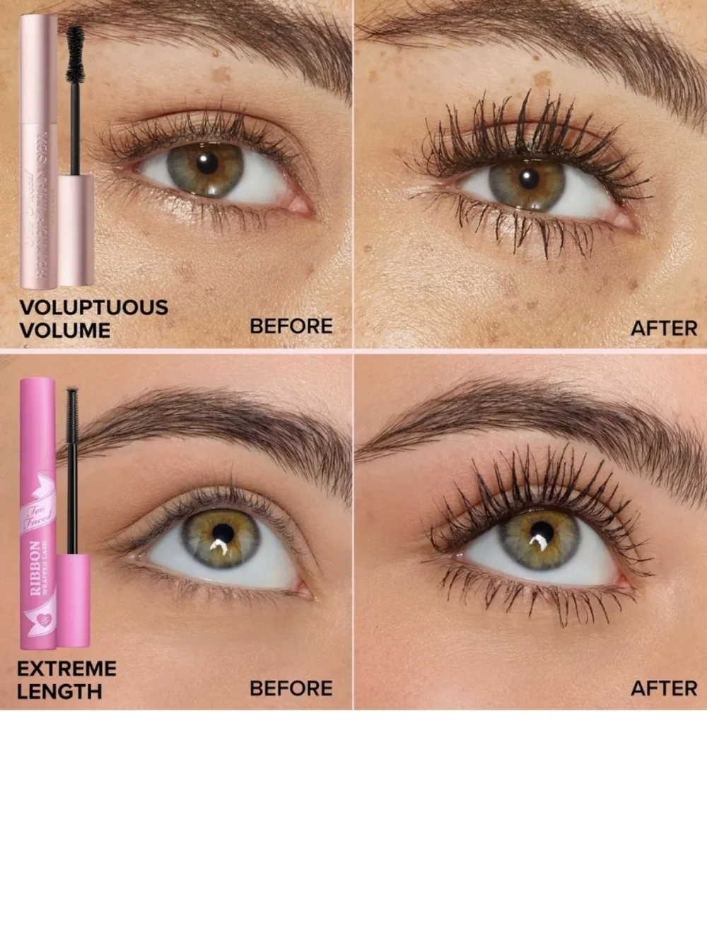 Too Faced Ribbon Wrapped Lash Mascara: Black, Extreme Length Tubing, .16oz, NWOB